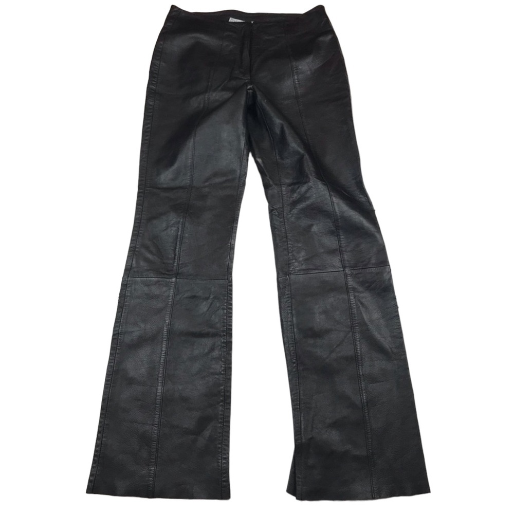 Wilson’s Leather Maxima Black Pants Front Zipper